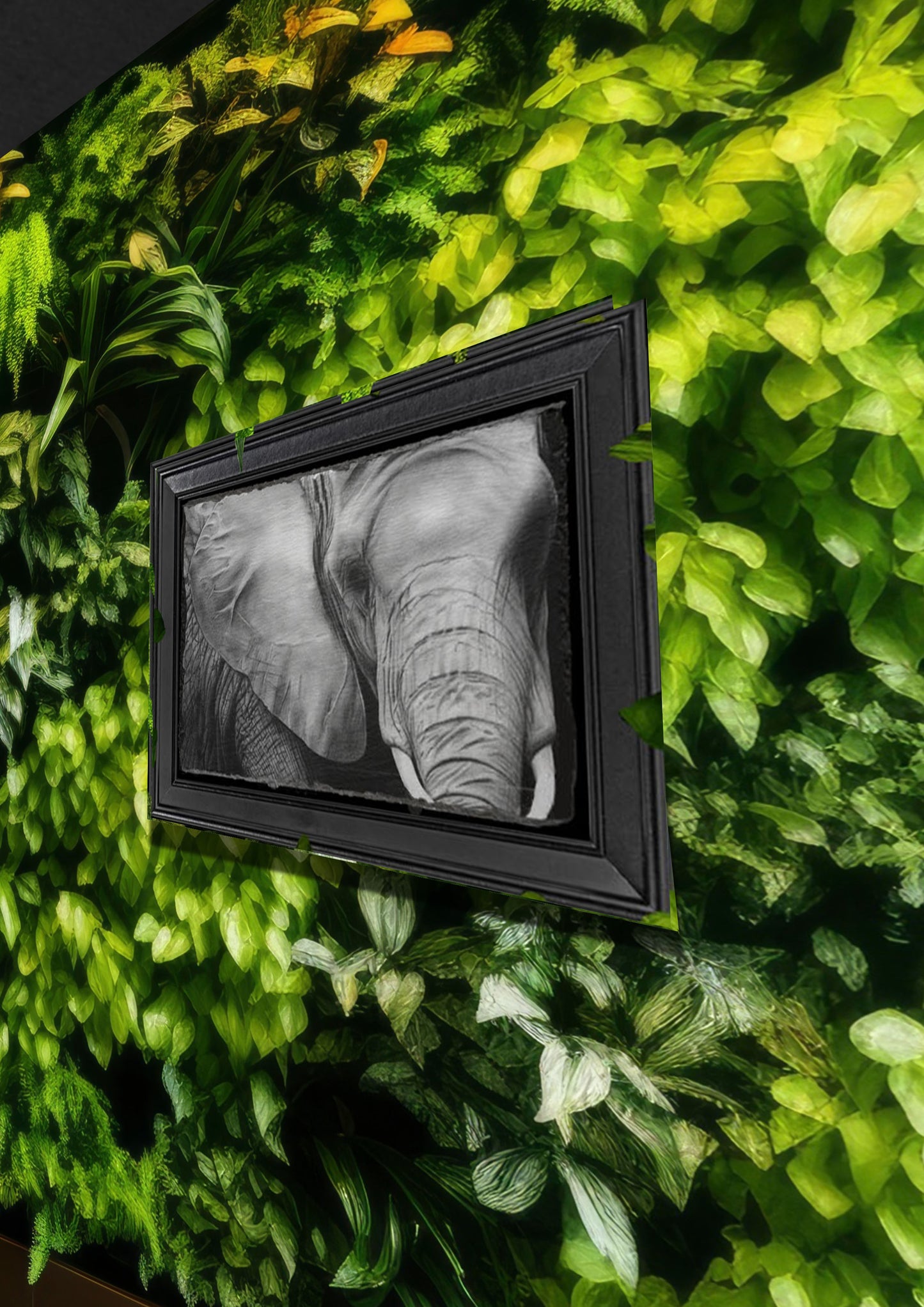 Emily Hinchcliffe Elephant Slate Wall Art