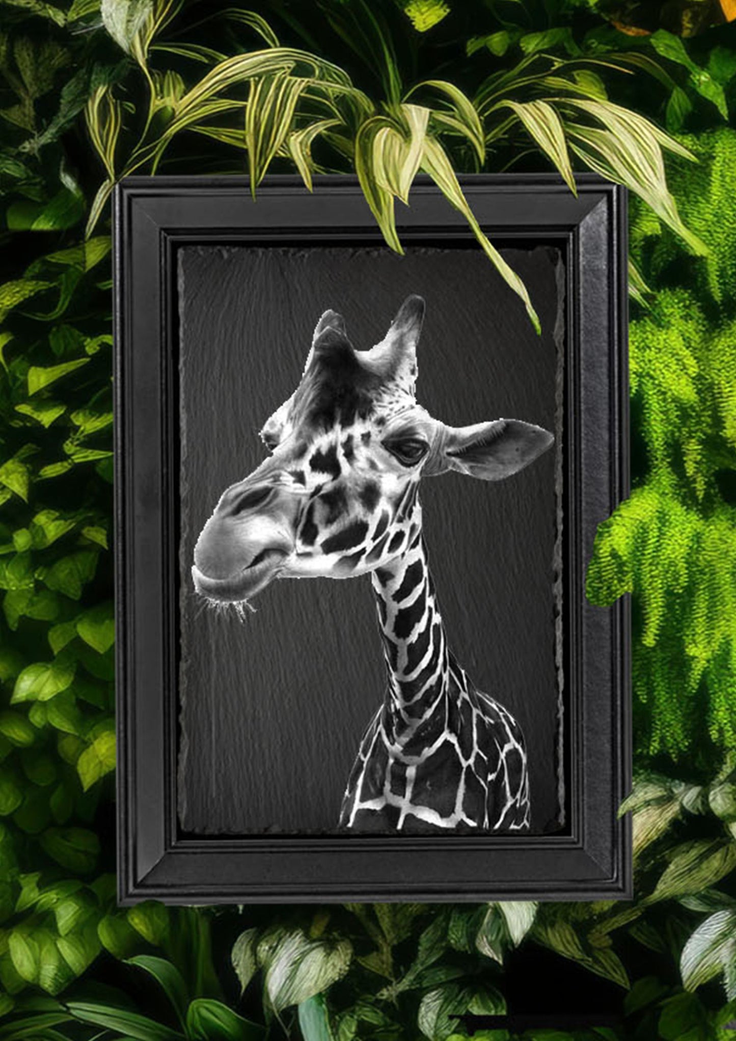 Emily Hinchcliffe Giraffe (version 2) Slate Wall Art