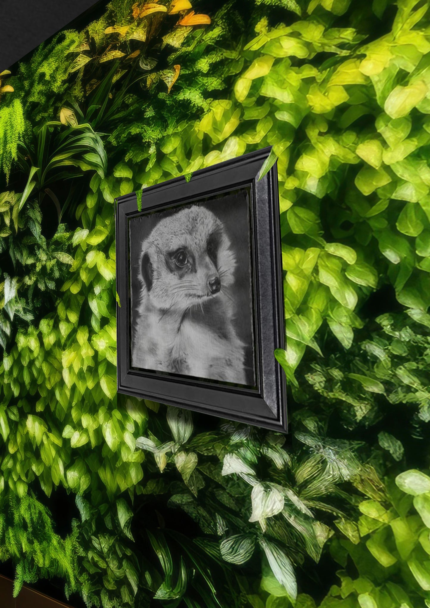 Emily Hinchcliffe Meerkat Slate Wall Art