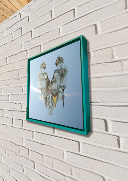 Not Now Nancy Limited Edition Birds 'Truth Teller' Mirror Wall Art